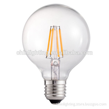LED Edison filament bulb G125 Globe bulb CE RoHs UL ES listed decorated bulb